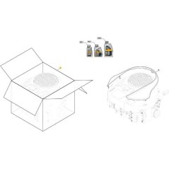 Sustitución completa del motor Briggs de dos cilindros STIGA TRE586VA - ST550 586 cc para tractores | Newgardenstore.eu