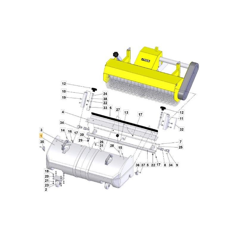 PROTEZIONE ORIGINALE STIGA - 118890103/0