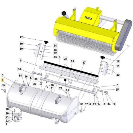 PROTEZIONE ORIGINALE STIGA - 118890103/0 | Newgardenstore.eu