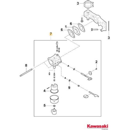 ORIGINAL STIGA CARBURETTOR - 118551006/0 | Newgardenstore.eu