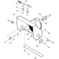 AUGER HOUSING 27 ORIGINAL STIGA - 1812-2433-01