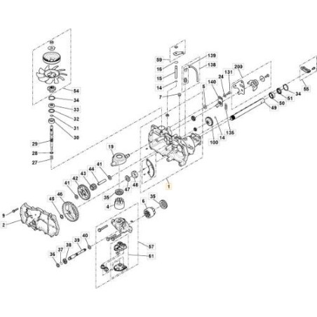 KIT CUERPO PRINCIPAL DERECHO ORIGINAL STIGA - 118870192/0 | Newgardenstore.eu