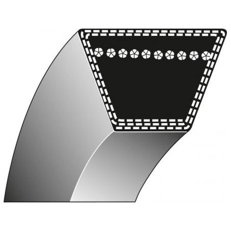 Drive belt for WOLF UV-E scarifier | Newgardenstore.eu