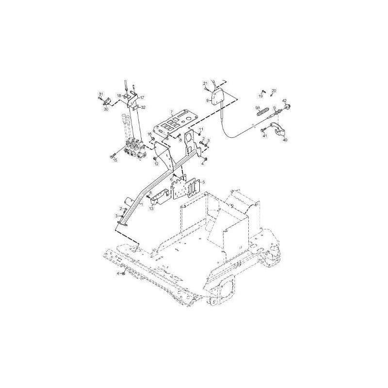 COLLETTORE LEVE IDRAULICHE AUX ORIGINALE STIGA - 1137-0641-01