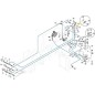 COLLETTORE IDR. POSTERIORE SX BLOCCO PTO ORIGINALE STIGA - 1134-7127-02