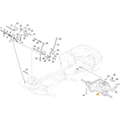 CAJA DE CAMBIOS ELÉCTRICA LT HG 1110-1001 ORIGINAL STIGA - 118400995/0