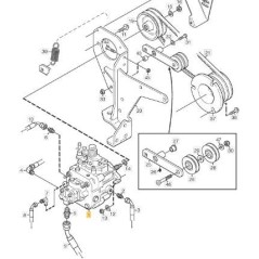 POMPE À HUILE GÉNÉRALE KPS-23 ALPH ORIGINAL STIGA - 1137-1128-01