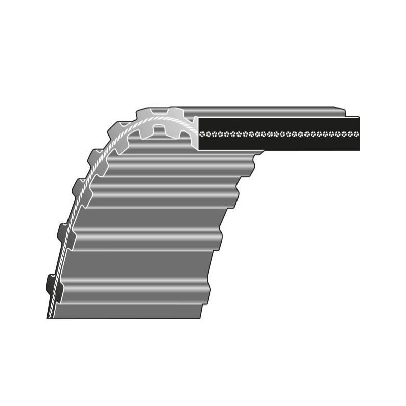 Courroie double dentée tracteur tondeuse ETESIA