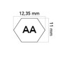 Cinghia esagonale AA90 tagliaerba trattorino UNIVERSALE 12,7x2286mm