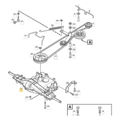 Getriebe für Rasentraktor 2105M XM110 ORIGINAL STIGA 1134-4847-01