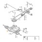 Transmission pour tracteur de pelouse 2105M XM110 ORIGINAL STIGA 1134-4847-01