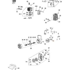 VOLANT MOTEUR ORIGINAL EMAK 301000384R