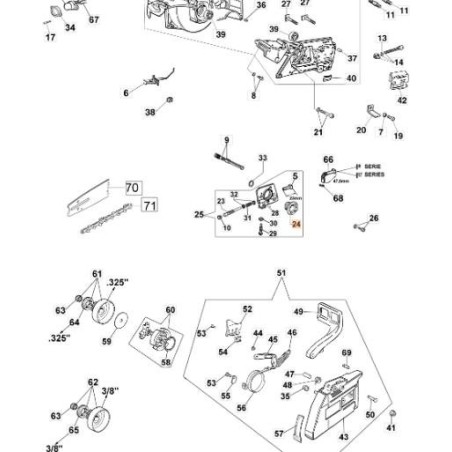 VIS SANS FIN ORIGINALE EMAK 50010036AR | Newgardenstore.eu