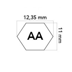 Courroie hexagonale tondeuse UNIVERSAL 2870mm AA 113