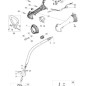 Arbre d'entraînement d'origine pour débroussailleuse OLEOMAC SPARTA25TR 61150020AR