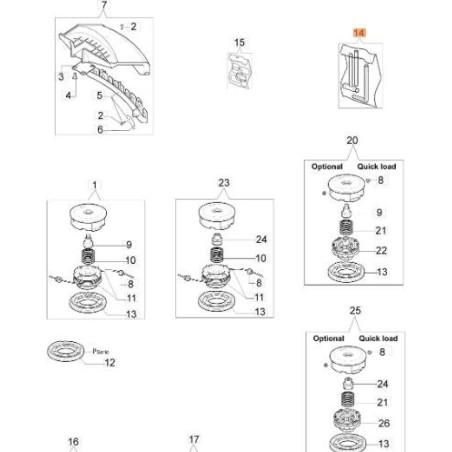 SAC À OUTILS EMAK ORIGINAL 61012010R | Newgardenstore.eu