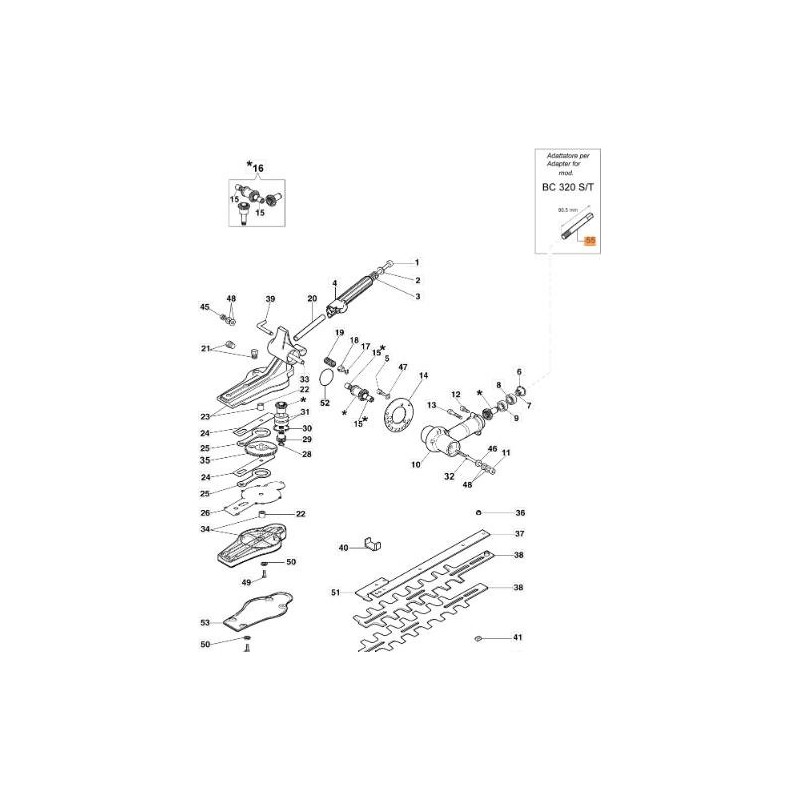 ALBERO ADATTATORE ORIGINALE EMAK 61280104