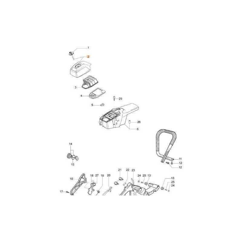 TAPA DE FILTRO ORIGINAL EMAK 50200011BR