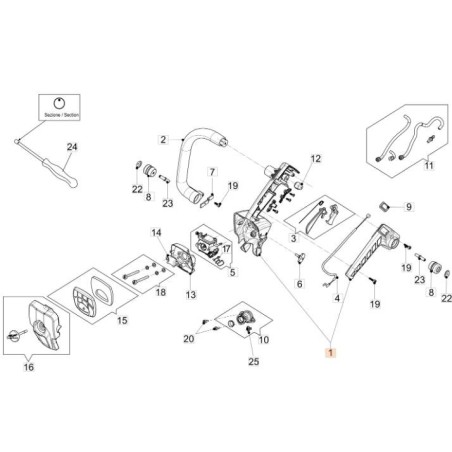 KIT IMPUGNATURA ORIGINALE EMAK 50350198 | Newgardenstore.eu