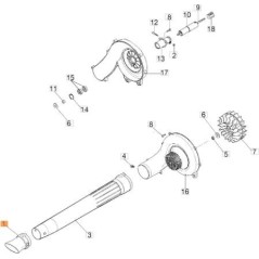 TUBO EMAK ORIGINAL 61240212R | Newgardenstore.eu