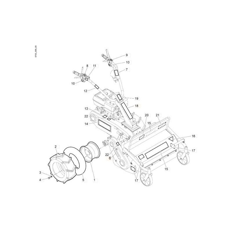 PLATE KIT WB 80 HR 11 OLEO MAC ORIGINAL EMAK 68242020R
