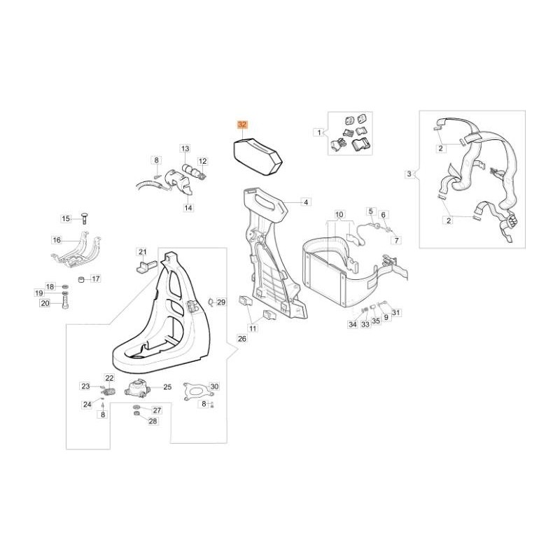 KIT SACCA PORTAUTENSILI ORIGINALE EMAK 61400258