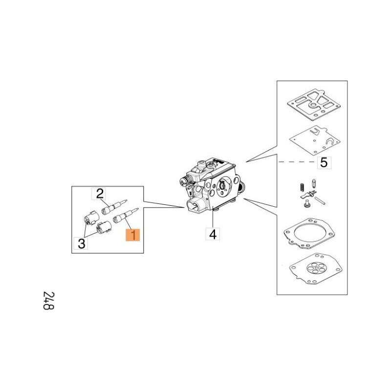 VIS DE RÉGLAGE MIN D'ORIGINE EMAK CFI8217700