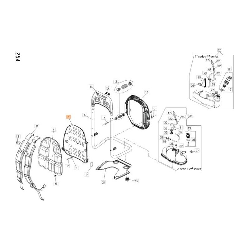 ORIGINAL EMAK CFI2114100 RÜCKENLEHNE