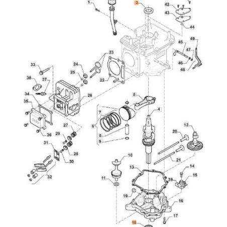 ORIGINAL OIL SEAL EMAK G118551418E0 | Newgardenstore.eu