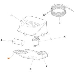 BORNIER D'ORIGINE EMAK CH18050064