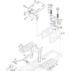 SOPORTE DE ASIENTO ORIGINAL EMAK G325820109E1 | Newgardenstore.eu