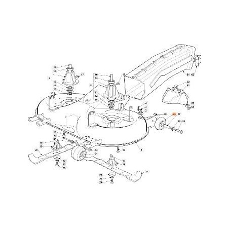 ORIGINAL EMAK ANTI-SCALP-RAD G182700003E0 | Newgardenstore.eu