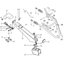 ORIGINAL EMAK RIEMENSPANNERHEBEL 68610022R