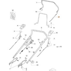 CABLE DE TRACCIÓN EMAK ORIGINAL 8203402AR | Newgardenstore.eu