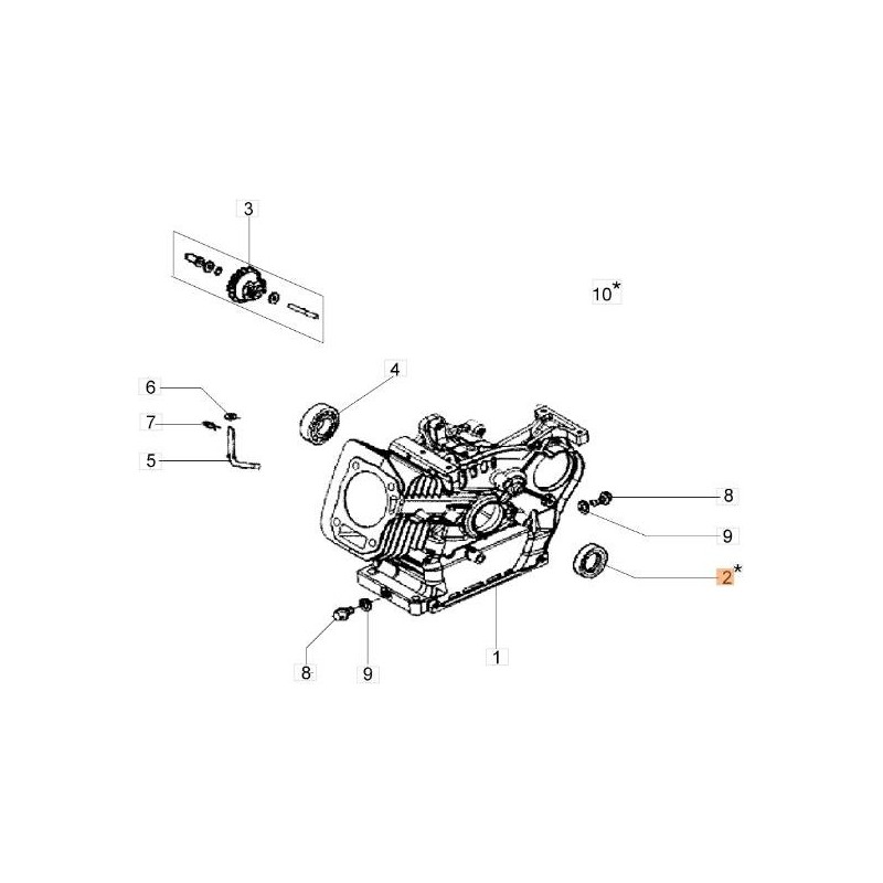 JOINT D'HUILE D'ORIGINE EMAK L66150326