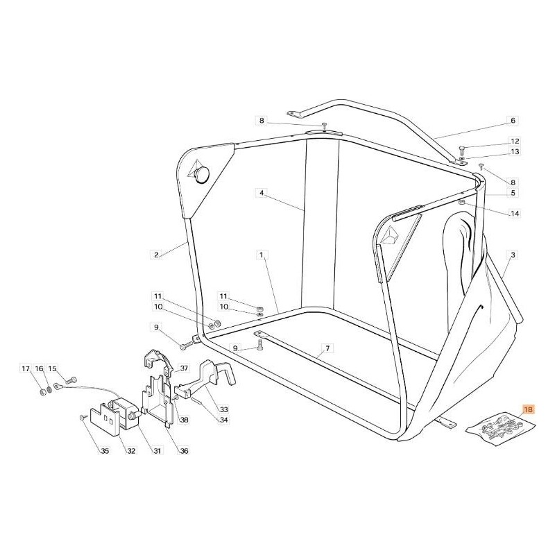 SAC À OUTILS ORIGINAL EMAK G384180180E0