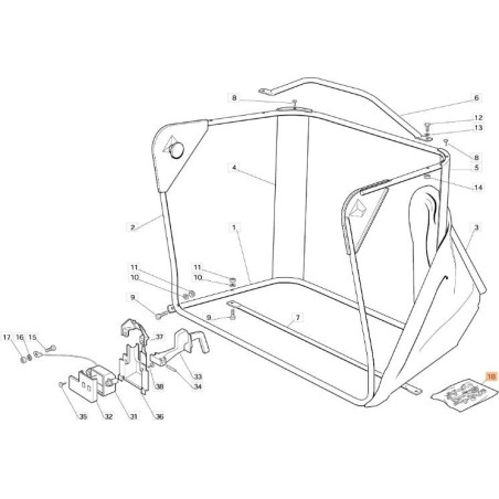ORIGINAL WERKZEUGTASCHE EMAK G384180180E0 | Newgardenstore.eu