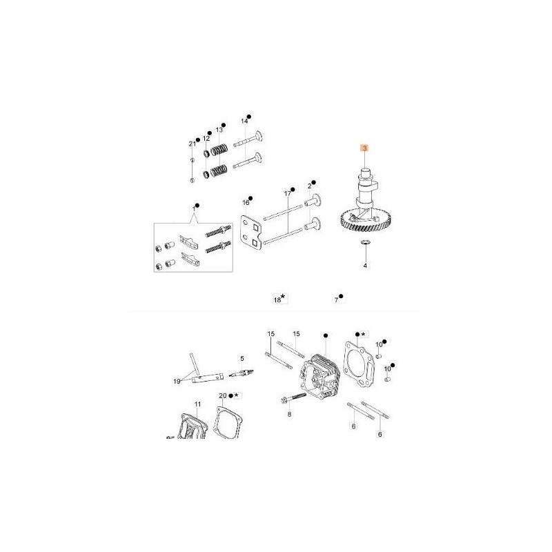 ARBOL DE LEVAS ORIGINAL EMAK L66150102A