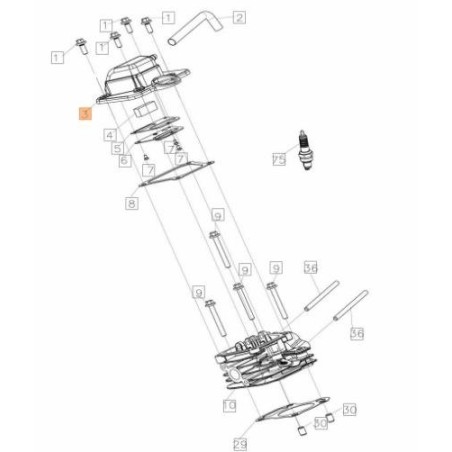 TAPA EMAK ORIGINAL L66152469 | Newgardenstore.eu