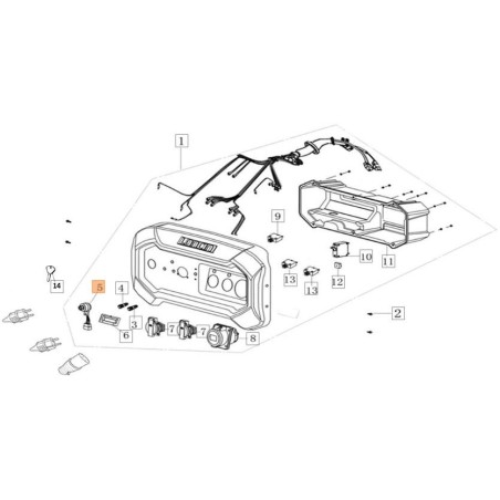 INTERRUTTORE AVVIAMENTO ORIGINALE EMAK L66152448 | Newgardenstore.eu