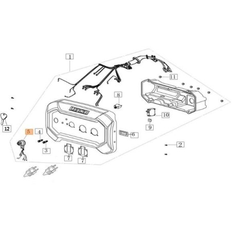 INTERRUTTORE AVVIAMENTO ORIGINALE EMAK L66152192 | Newgardenstore.eu
