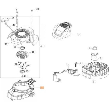 TAPA EMAK ORIGINAL L66151550 | Newgardenstore.eu