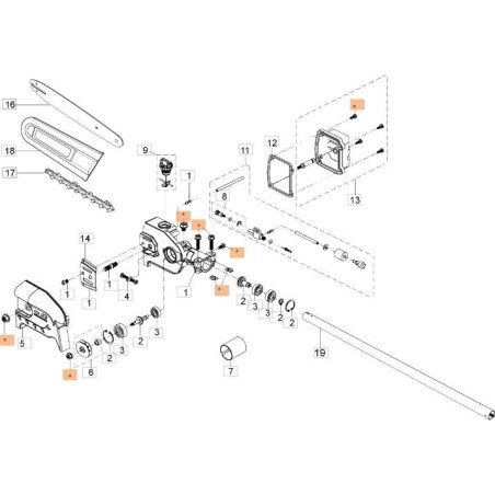 KIT DE TORNILLOS ORIGINALES EMAK MI000011R | Newgardenstore.eu