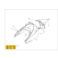 ORIGINAL REAR HOOD EMAK PB0340030023R