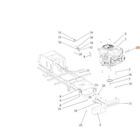SUPPORT D'ORIGINE EMAK SGS532013422123R | Newgardenstore.eu