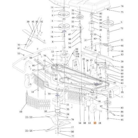RUEDA ORIGINAL EMAK SGN532940128 | Newgardenstore.eu