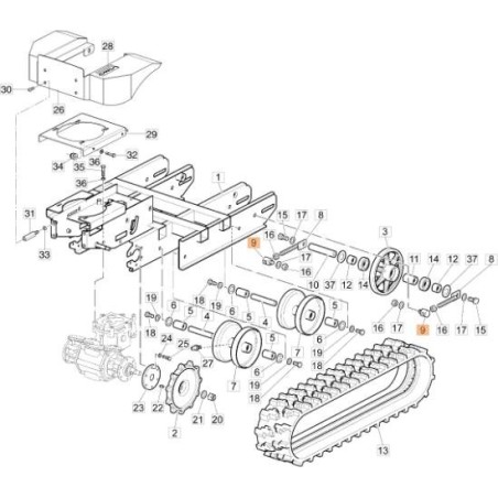 SUPPORT D'ORIGINE EMAK YF1370030 | Newgardenstore.eu