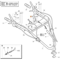 POIGNÉE DE GAZ D'ORIGINE EMAK YN2803650
