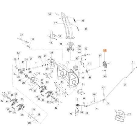 PULLEY\nWHILE STOCKS LAST ORIGINAL EMAK ZM000109 | Newgardenstore.eu