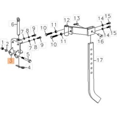 SUPPORT D'ORIGINE EMAK L66151631 | Newgardenstore.eu